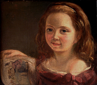 Pintura colorida da Ada criança